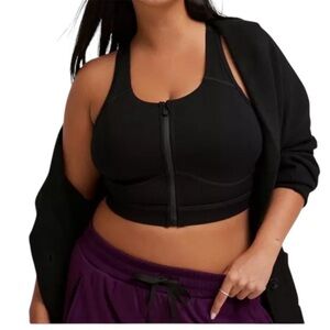 Torrid Zip-Front Sports Bra